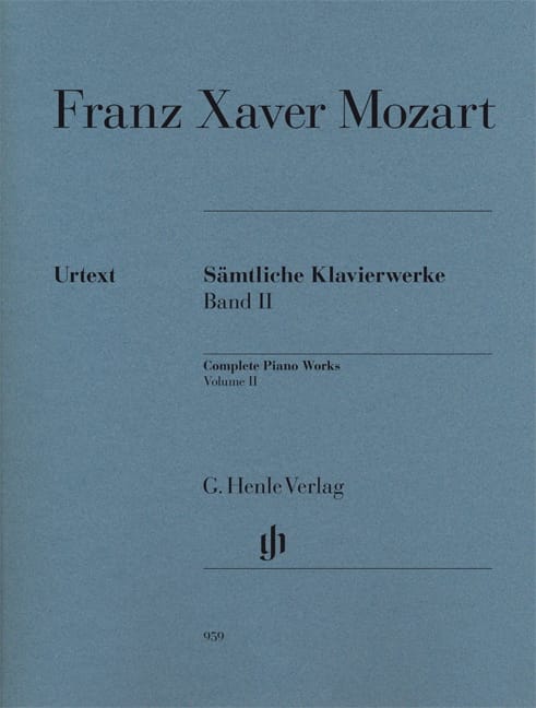 Œuvres Complètes Pour Piano, Volume 2 - Franz-Xaver Mozart - Partition