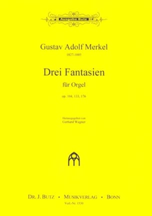 3 Fantaisies Op. 104 ; 133 ; 176 Gustav Merkel Partition Orgue
