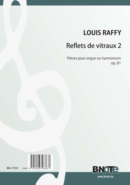 Reflets de vitraux op.81 Vol. 2 Louis Raffy Partition Orgue