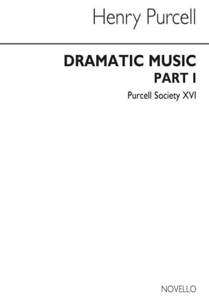 Dramatic Music Part 1 PURCELL Partition Opéras