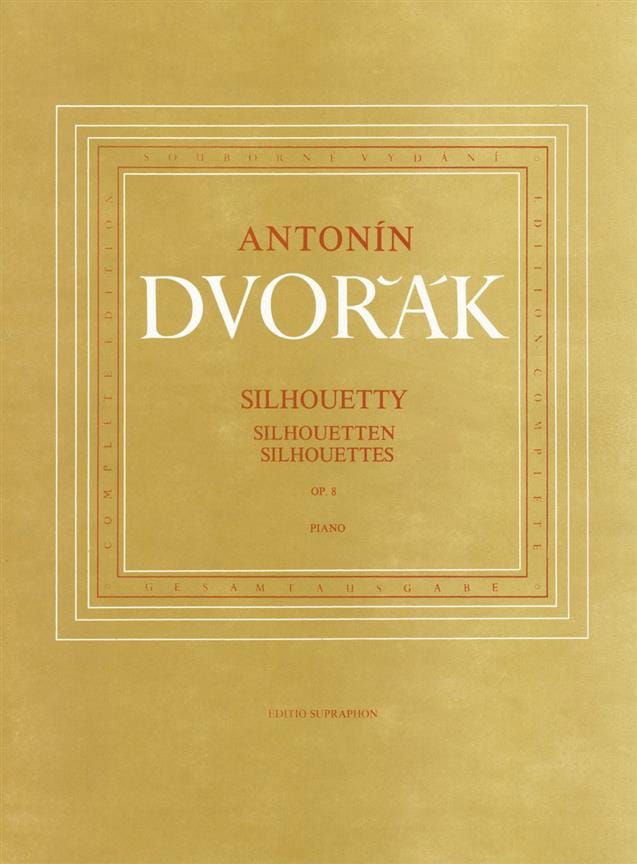 Silhouettes Op. 8 DVORAK Partition Piano