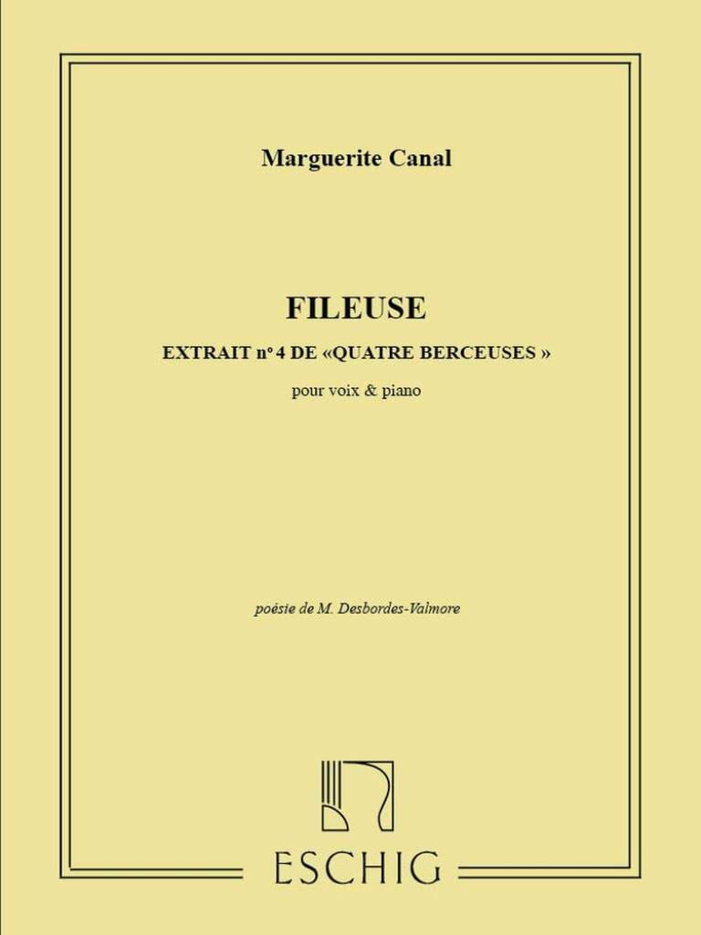 Fileuse Marguerite Canal Partition Mélodies