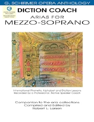 Diction Coach : Arias for Mezzo Soprano + CD Partition