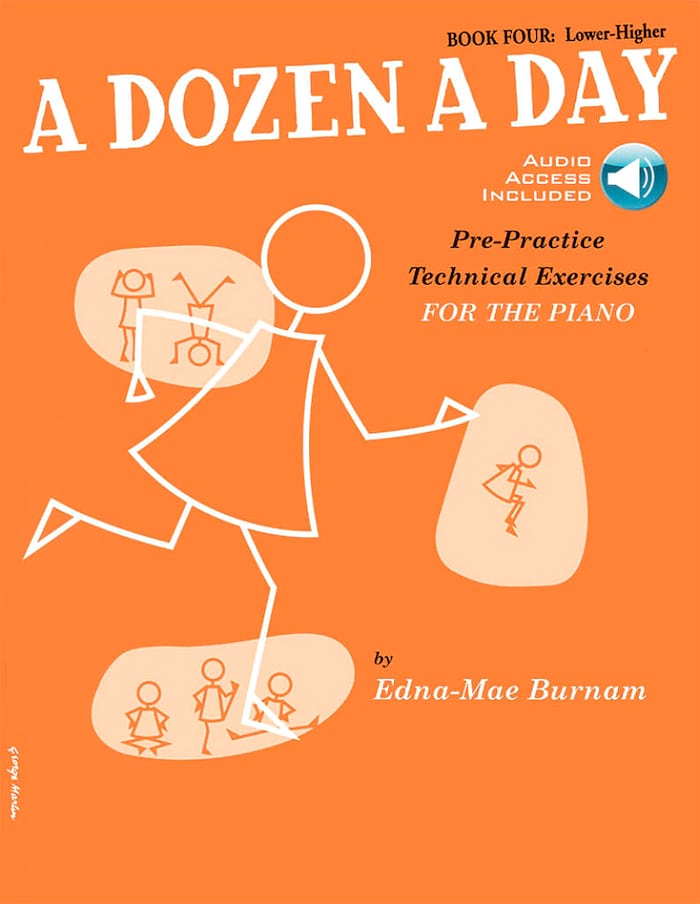 A Dozen A Day Volume 4 - en Anglais Partition Piano