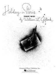 Holiday in Paris William Gillock Partition Piano