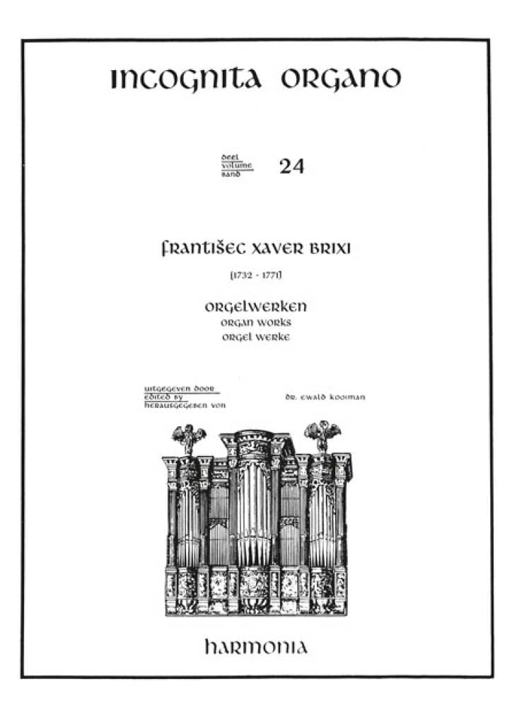 Oeuvres Pour Orgue Franz Xaver Brixi Partition Orgue