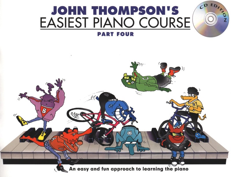 Easiest Piano Course Volume 4 avec CD John Thompson Partition Piano