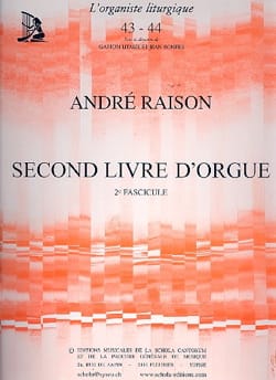 Second Livre d'Orgue Volume 2 André Raison Partition Orgue