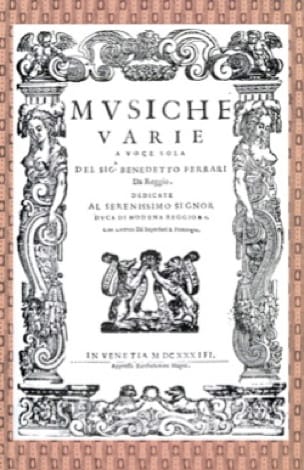 Musiche Varie A Voce Sola, Livres 1, 2 et 3. Epuisé
