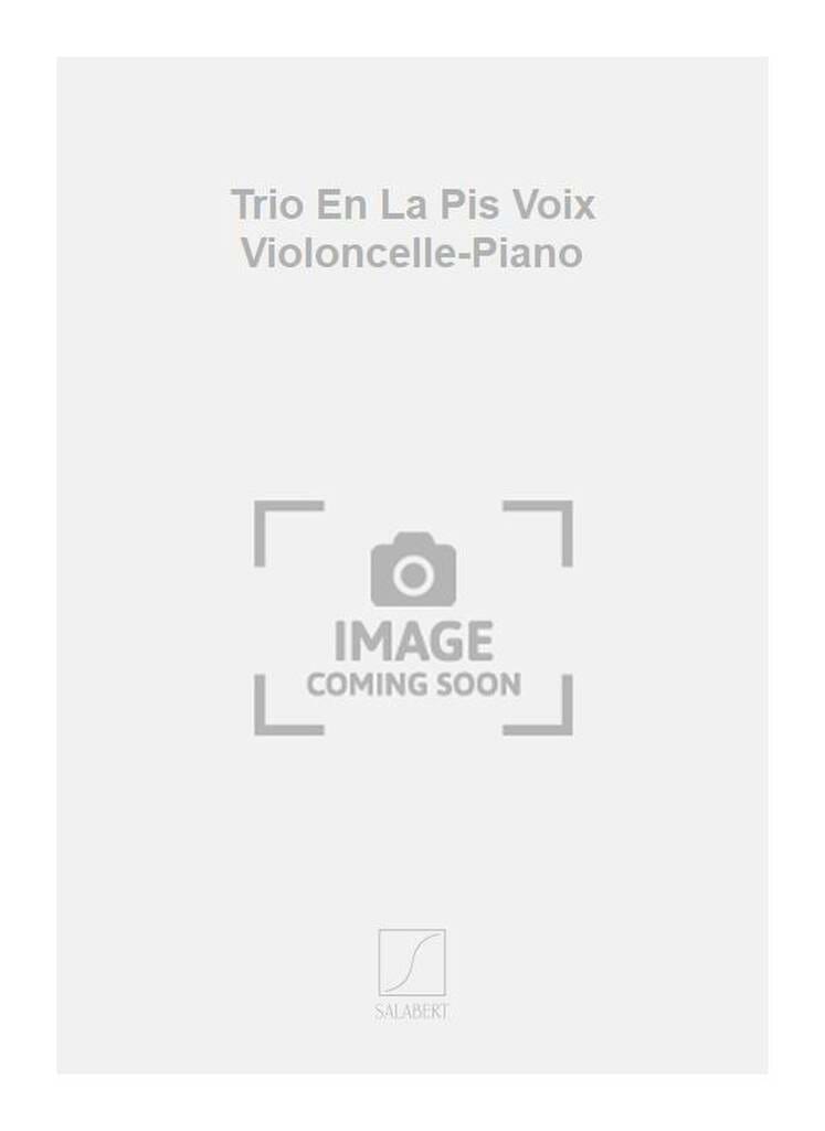 Trio En la Pis Jorge Antunes Partition Violoncelle