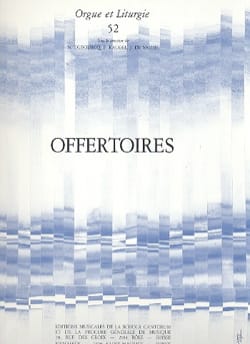 Offertoires Partition Orgue