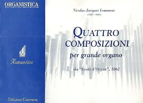 4 Composizioni Nicolas-Jacques Lemmens Partition Orgue