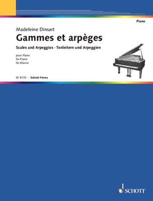 Gammes et Arpèges Madeleine Dinsart Partition Piano