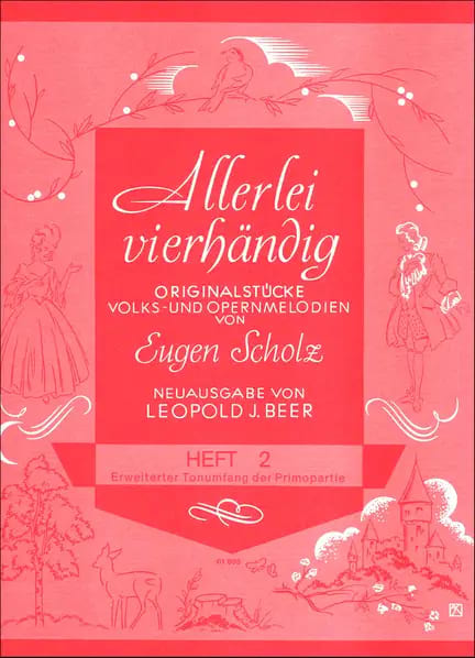 Allerlei Vierhandig Vol 2. 4 Mains Scholz / Beer Partition Piano
