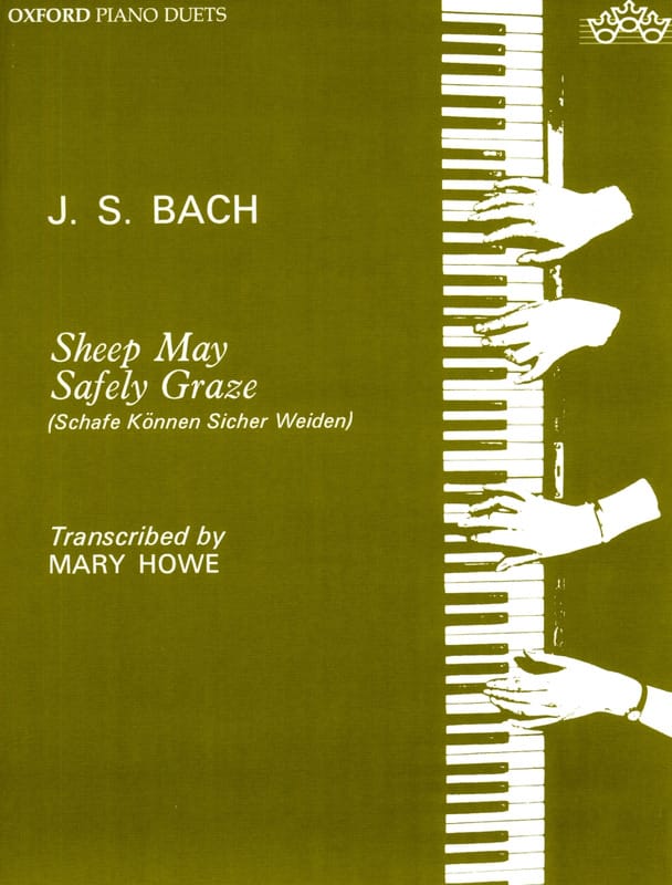 Sheep May Safely Graze. 4 Mains - BACH - Partition - Piano