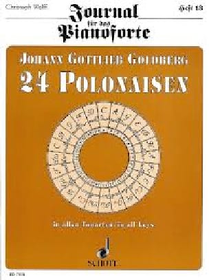 24 Polonaisen in allen Tonarten - Johann Gottlieb Goldberg - Partition