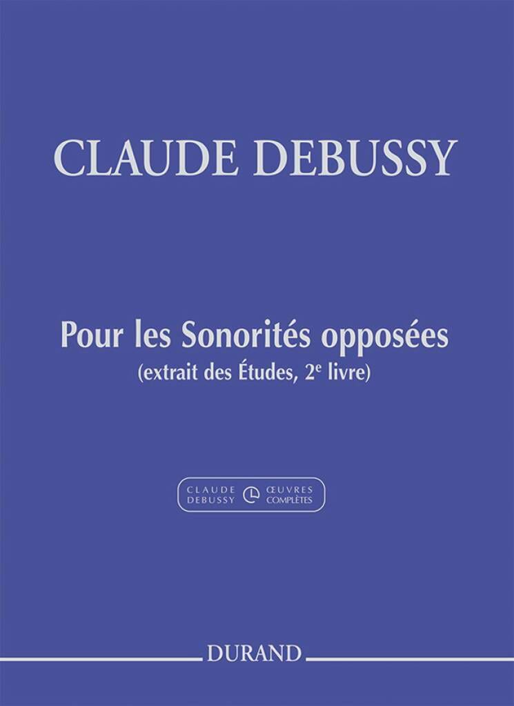 Pour les sonorités opposées - DEBUSSY - Partition - Piano