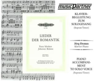 Lieder Der Romantik Voix Haute. CD SCHUBERT Partition Recueils