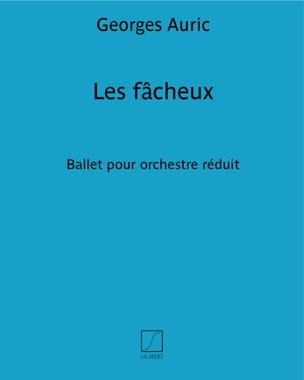 Les Fâcheux Georges Auric Partition Piano