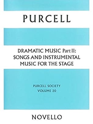 Dramatic Music Volume 2 PURCELL Partition Petit format