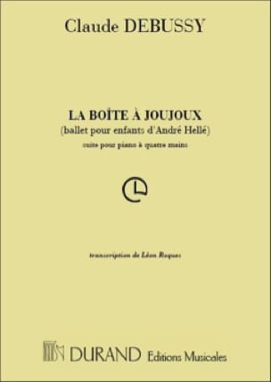 La Boîte à joujoux. 4 Mains. - DEBUSSY - Partition - Piano