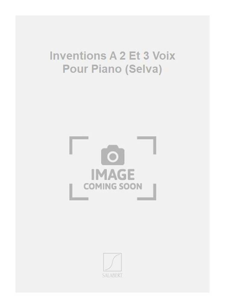 Inventions à 2 et 3 voix BACH Partition Piano