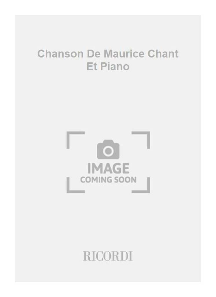Chanson de Maurice Claude Arrieu Partition Mélodies
