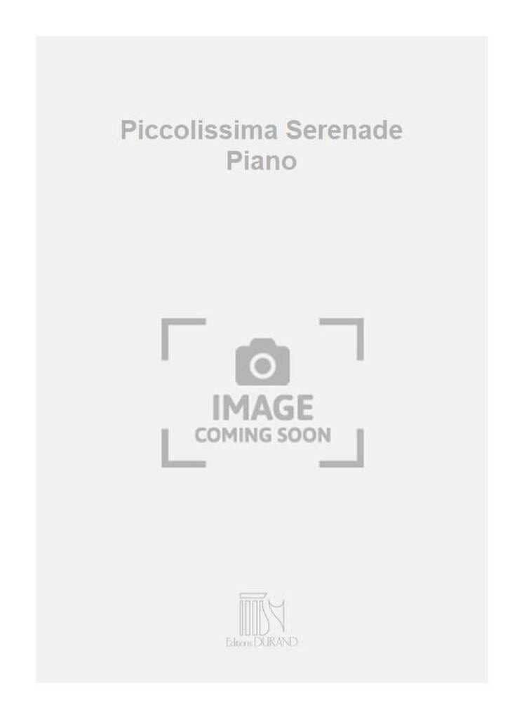 Piccolissima Sérénade Guy Sacre Partition Piano