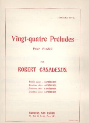 24 Préludes Piano Volume 3 - CASADESUS - Partition - Piano