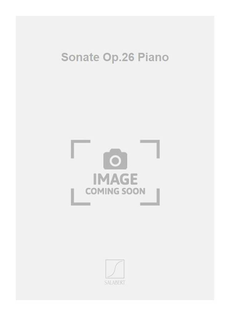 Sonate Op. 26 BARBER Partition Piano