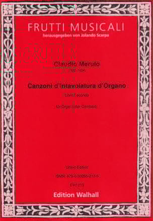 Parcourir les pages de Canzoni d'intavolatura d'organo Volume 2 - Claudio Merulo - Partition