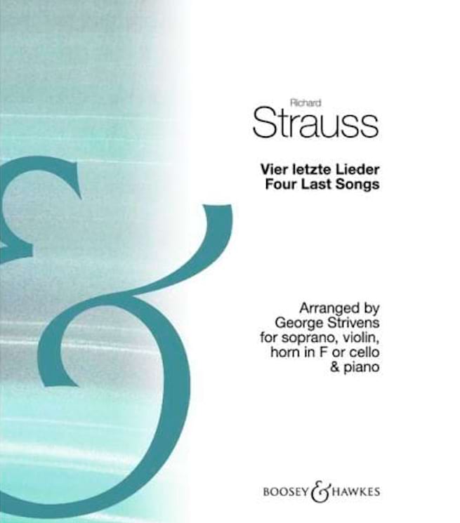 Vier letzte Lieder Richard Strauss Partition Mélodies