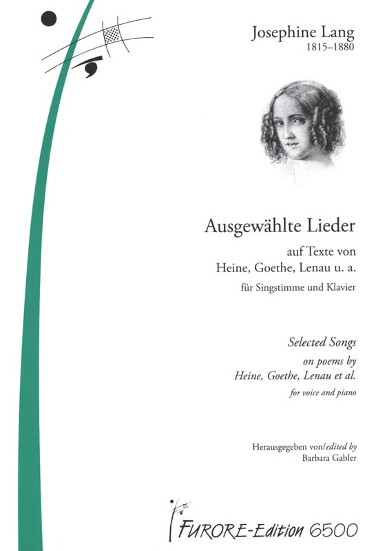 Ausgewählte Lieder Josephine Lang Partition Mélodies