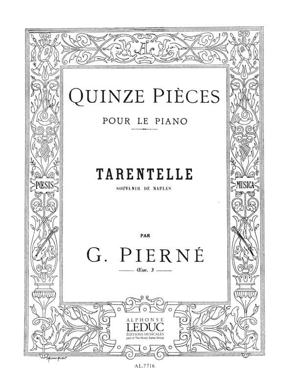 Tarentelle Opus 3-15 - PIERNE - Partition - Piano