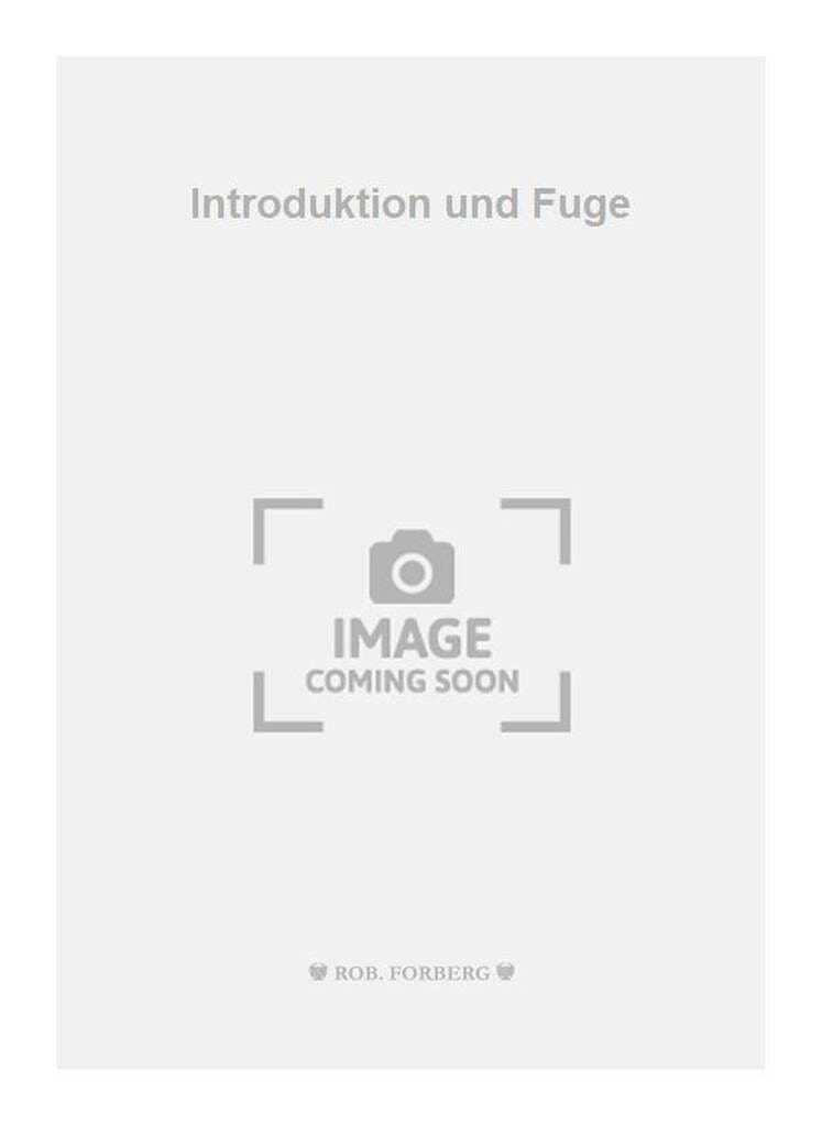 Introduktion Und Fuge Immanuel Faisst Partition Orgue