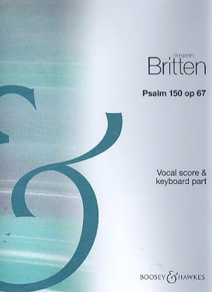 Psalm 150 Opus 67 BRITTEN Partition Chœur