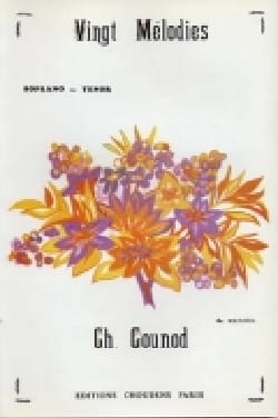20 Mélodies Volume 4. Voix Haute GOUNOD Partition Mélodies