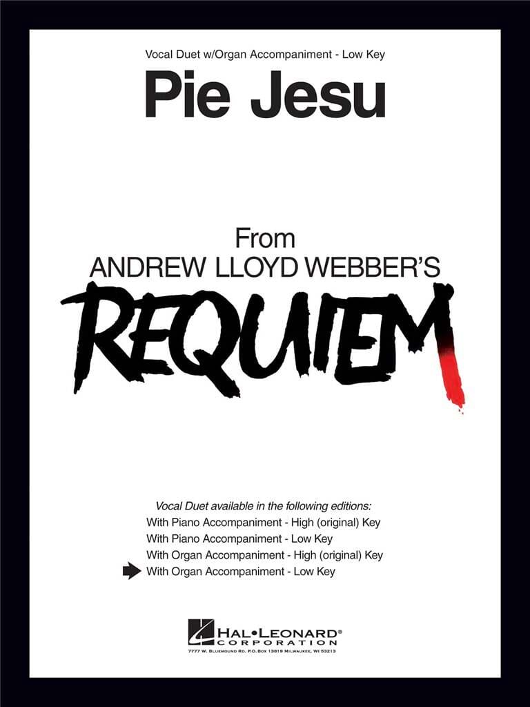 Pie Jesu (from Requiem) Andrew Lloyd Webber Partition