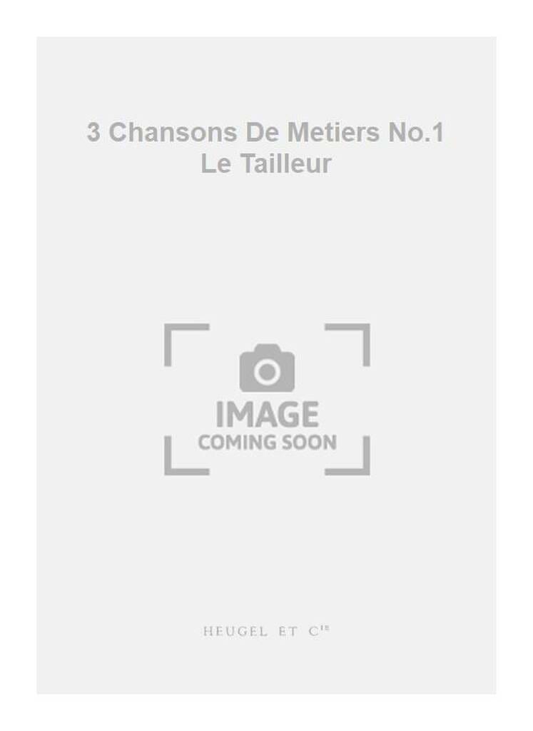 Le Tailleur. Choeur PIERNE Partition Chœur