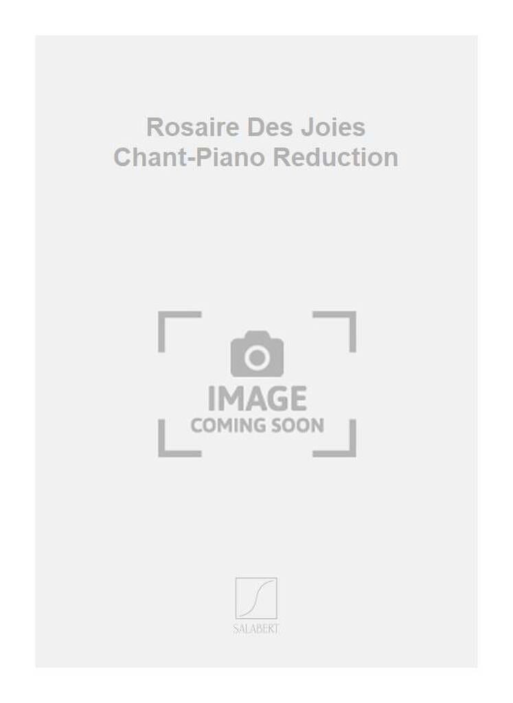 Le Rosaire des Joies Roger Boutry Partition Chœur