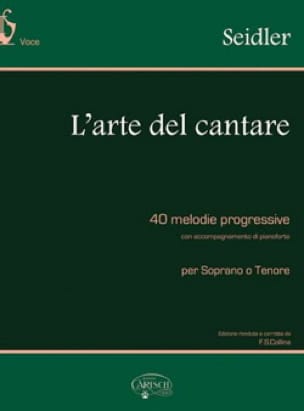 L'arte del cantare Gaetano Seidler Partition Pédagogie