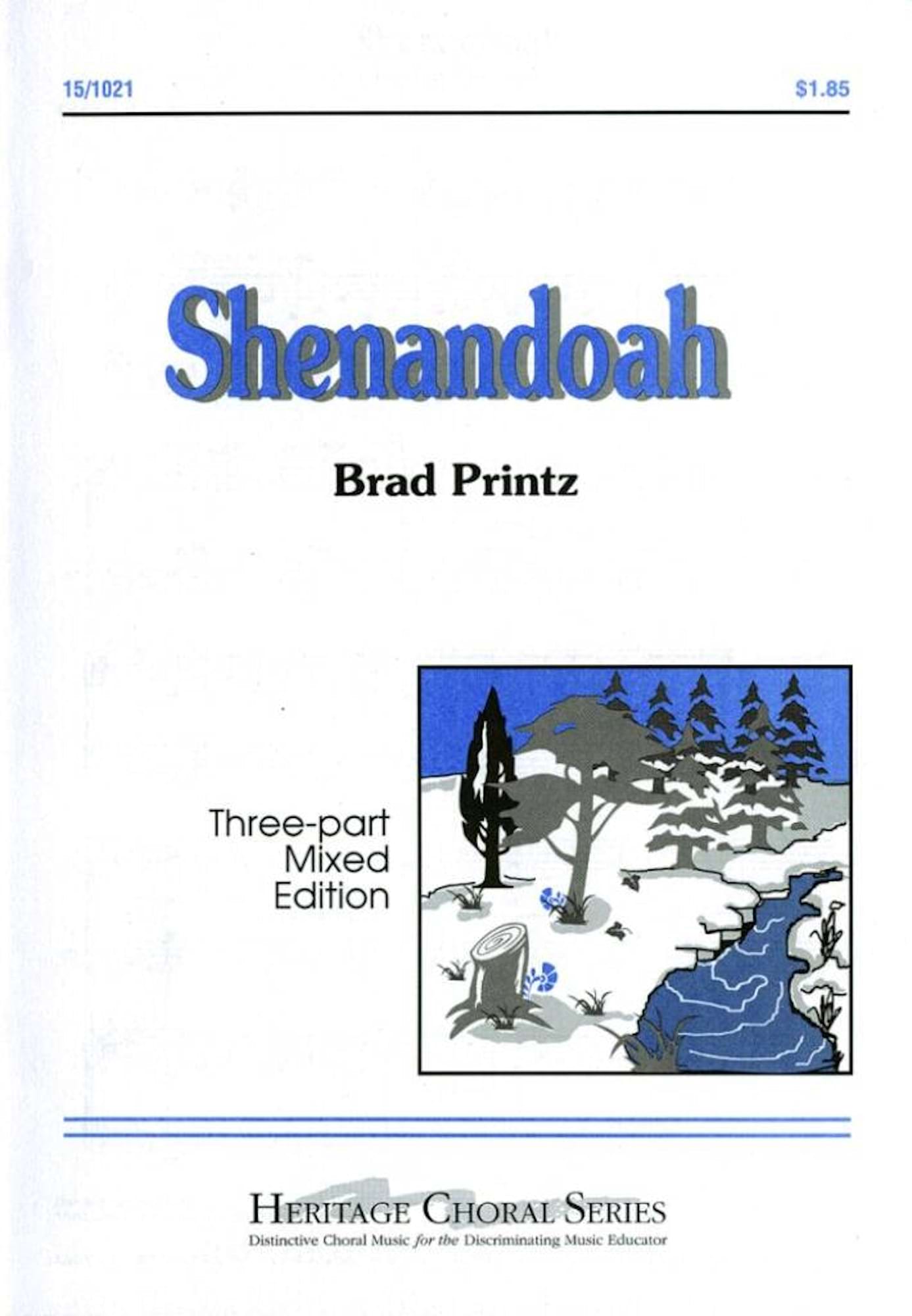 Shenandoah Brad Printz Partition Chœur