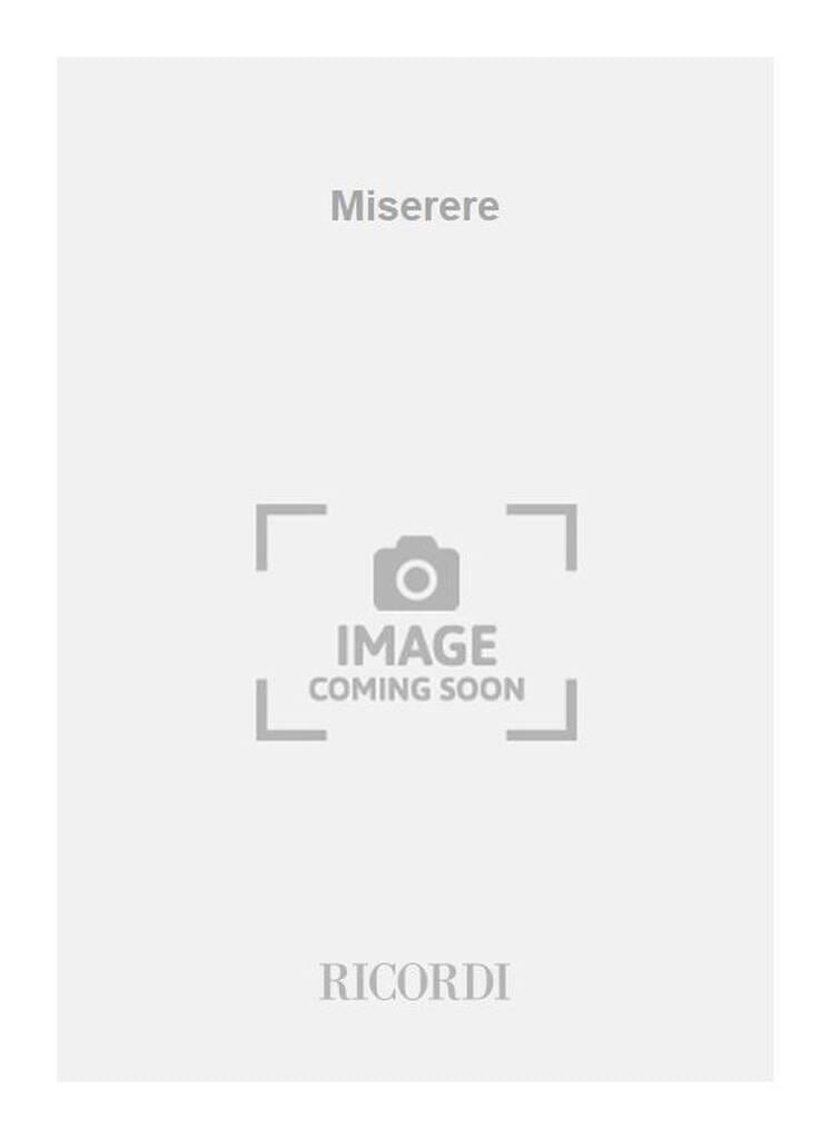 Miserere. DONIZETTI Partition Chœur