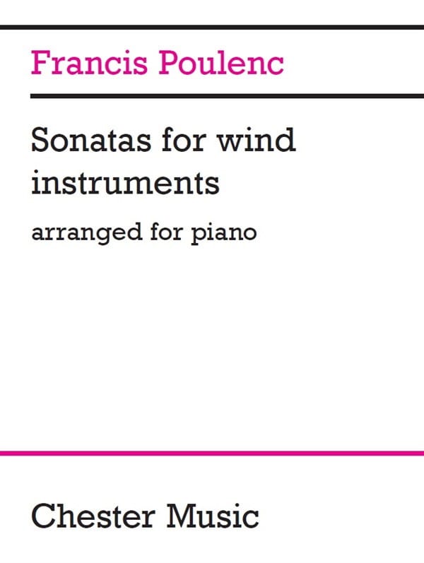 Sonates Pour Instruments A Vents - POULENC - Partition - Piano