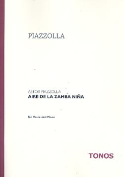 Aire de la Zamba Niña Astor Piazzolla Partition Mélodies