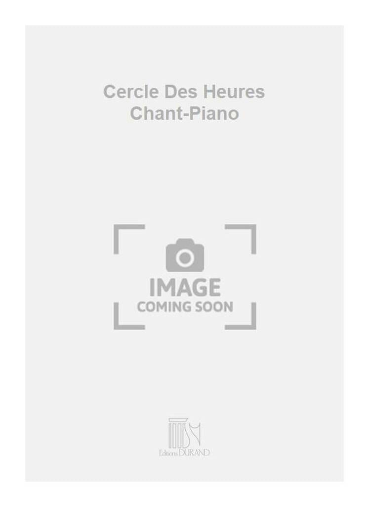 Le Cercle des Heures Gustave Samazeuilh Partition Mélodies