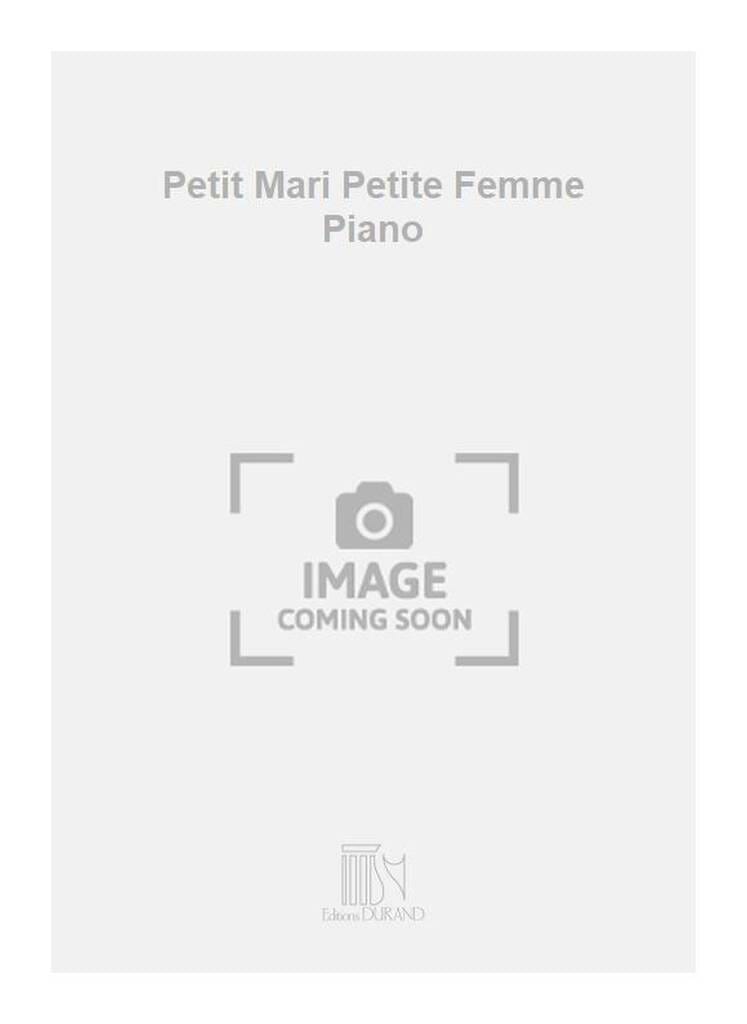 Petit Mari Petite Femme Op. 22. Piano BIZET Partition Piano