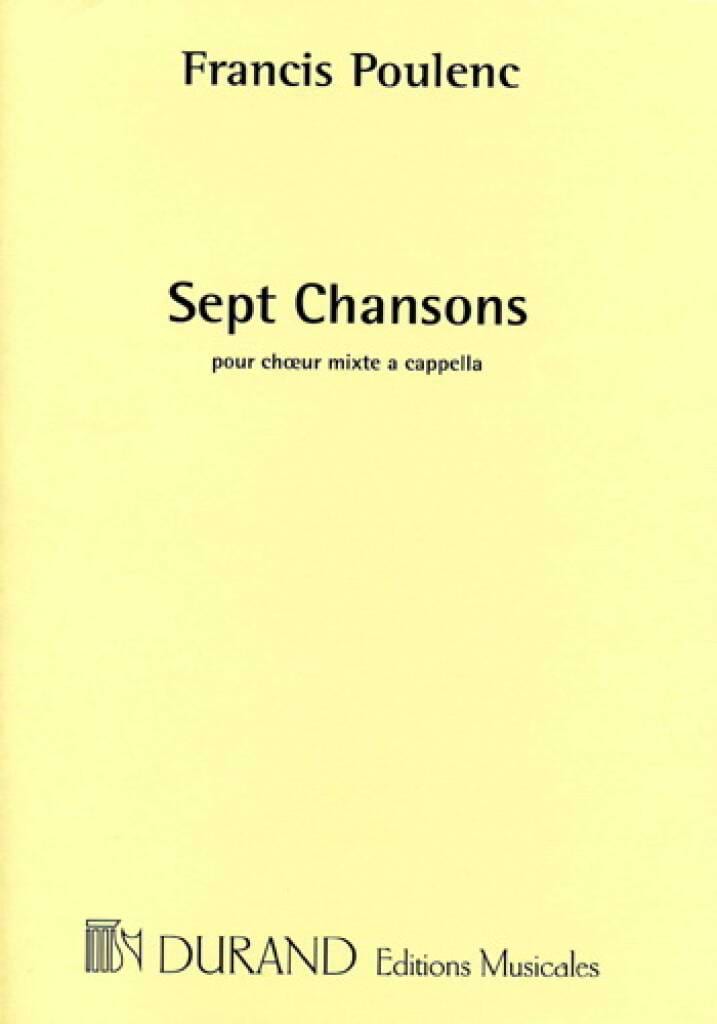 Marie. POULENC Partition Chœur