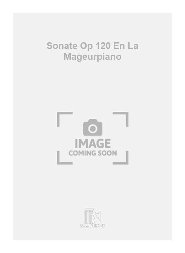Sonate Op. 120 En la Majeur SCHUBERT Partition Piano