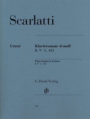 Sonate pour clavecin en ré mineur K9, L413 - SCARLATTI - Partition
